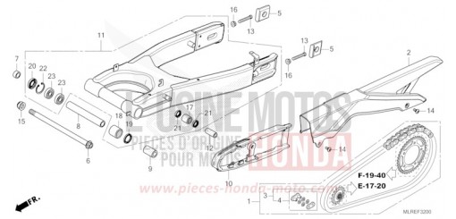 BRAS OSCILLANT CB500FAT de 2026